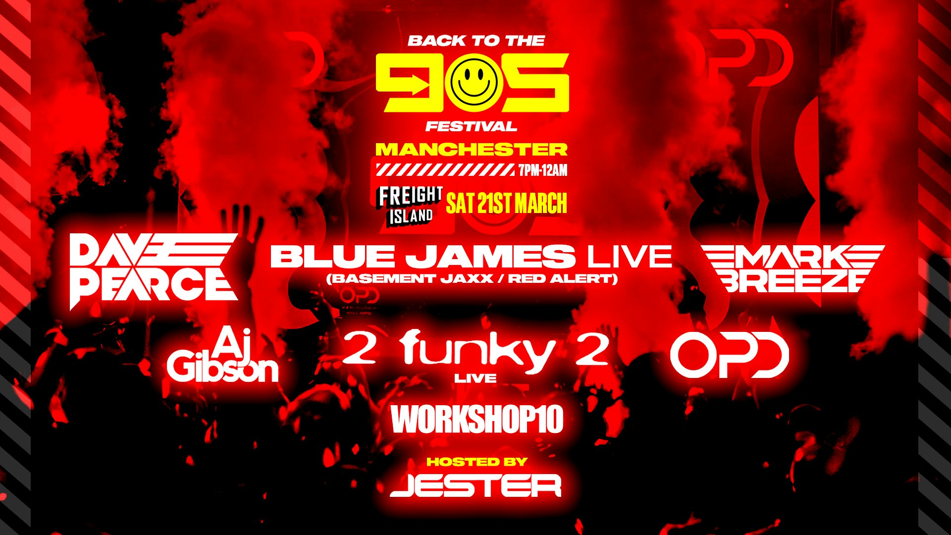 Back To The 90s Festival – Saturday 21st March – Freight Island Manchester [TICKETS SELLING FAST!]