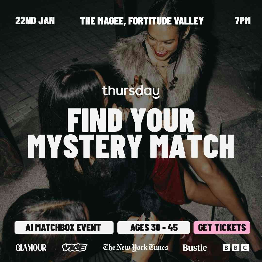 Thursday | Find Your Mystery Match @ The Magee (30-45) | Fortitude Valley