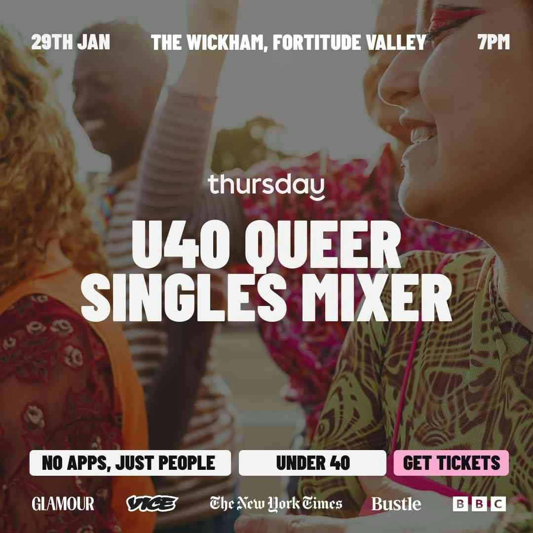 Thursday | Queer Singles Mixer @ The Wickham | Fortitude Valley