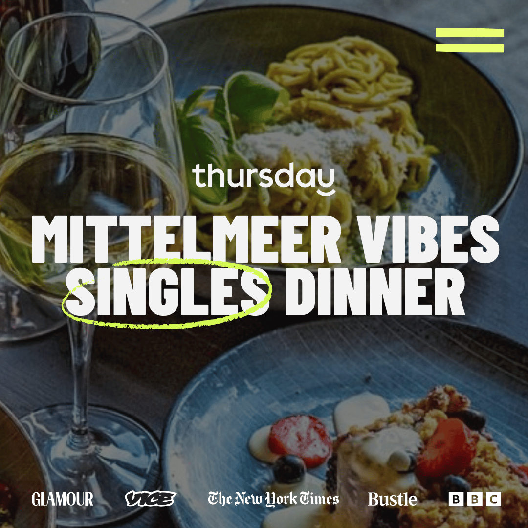 Dienstag | Mediterrane Küche Singles-Dinner (30-40) | Frankfurt