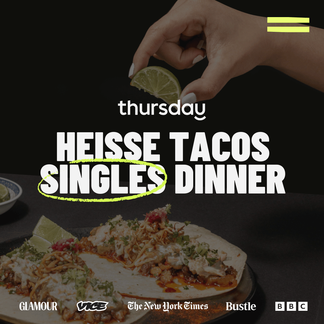 Dienstag | Feurige Tacos Singles-Dinner (24-34) | Frankfurt
