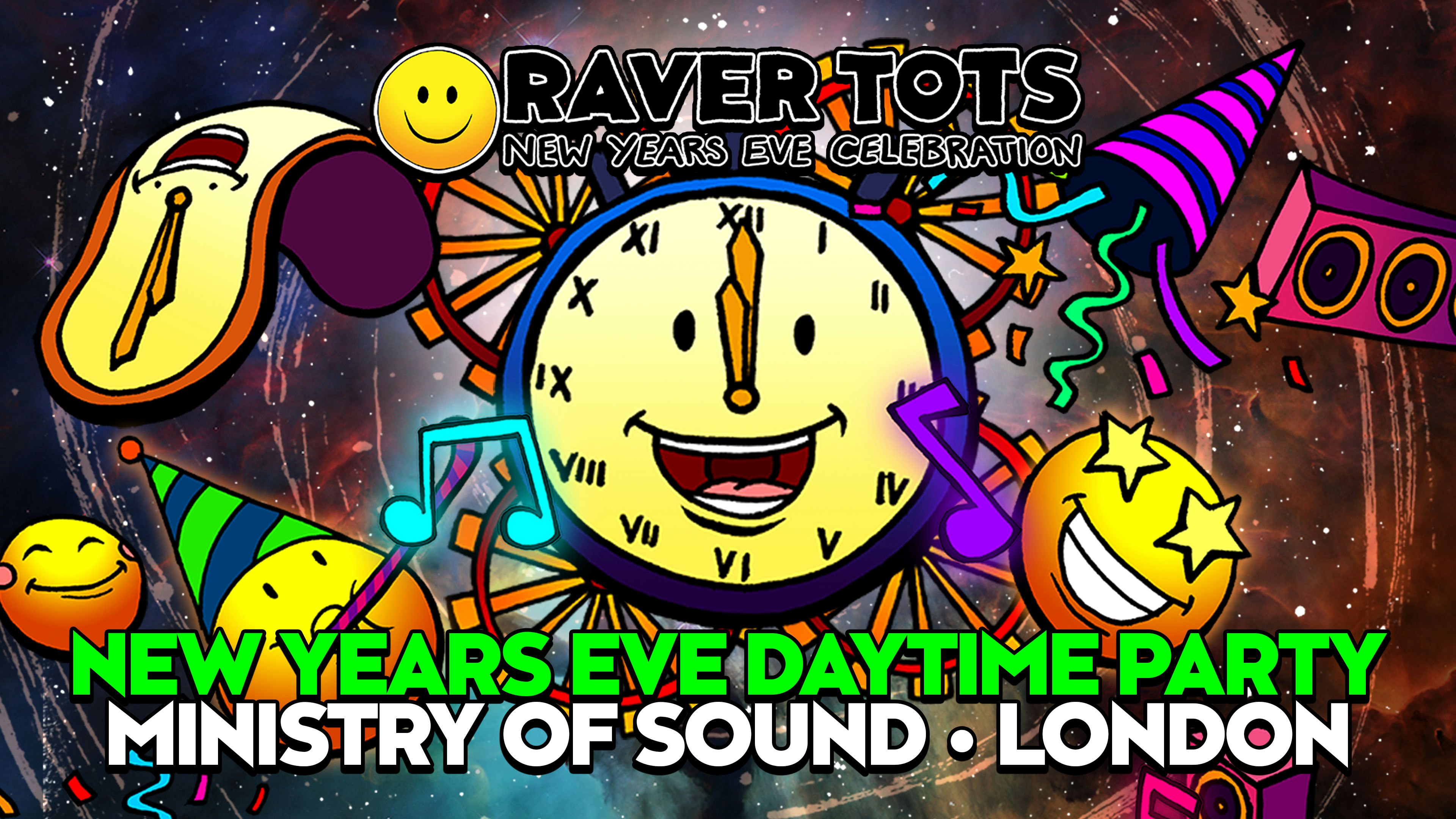 Raver Tots New Years Party at Ministry of Sound London – Earlier Timeslot