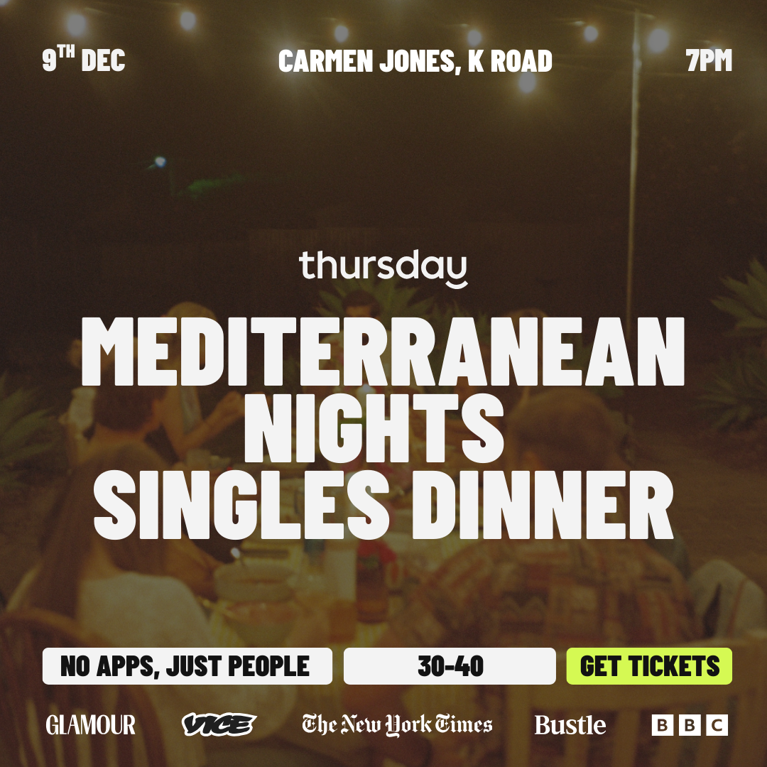 Tuesday | Mediterranean Hideaway Singles Dinner (30–40) | Carmen Jones