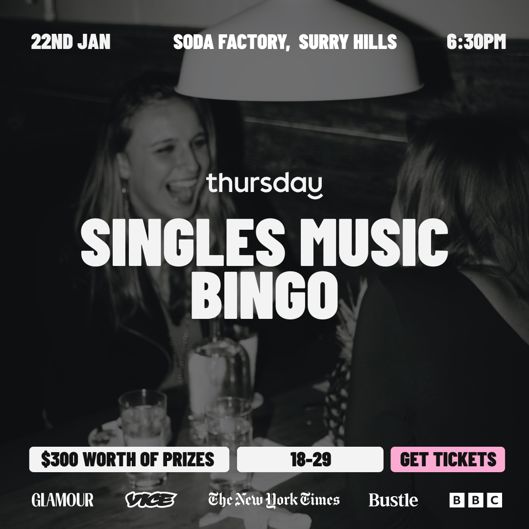 Thursday | Soda Factory (18-29) | Surry Hills