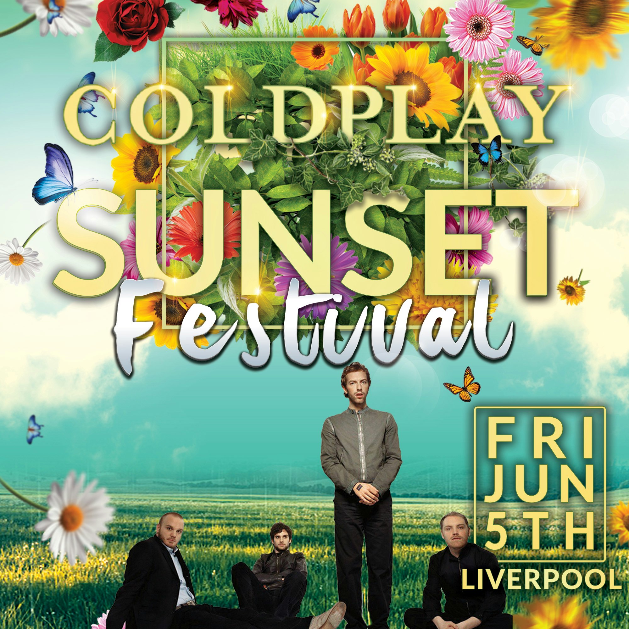 The Coldplay Sunset Festival Liverpool