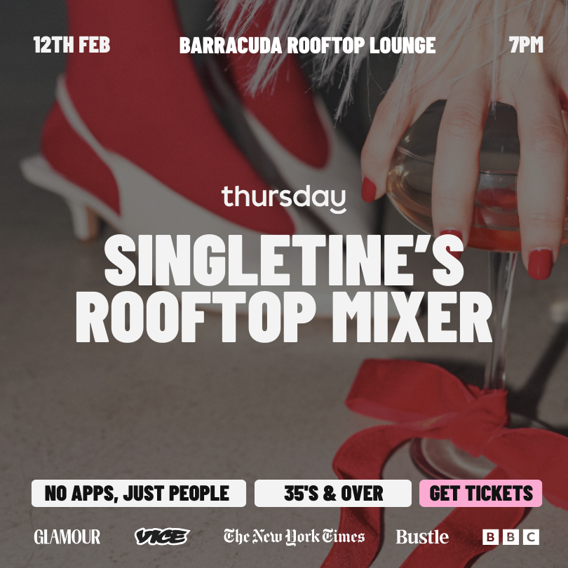 Thursday | Singletines mix| Barracuda Rooftop Lounge | Balluta Bay | Age range: + 40