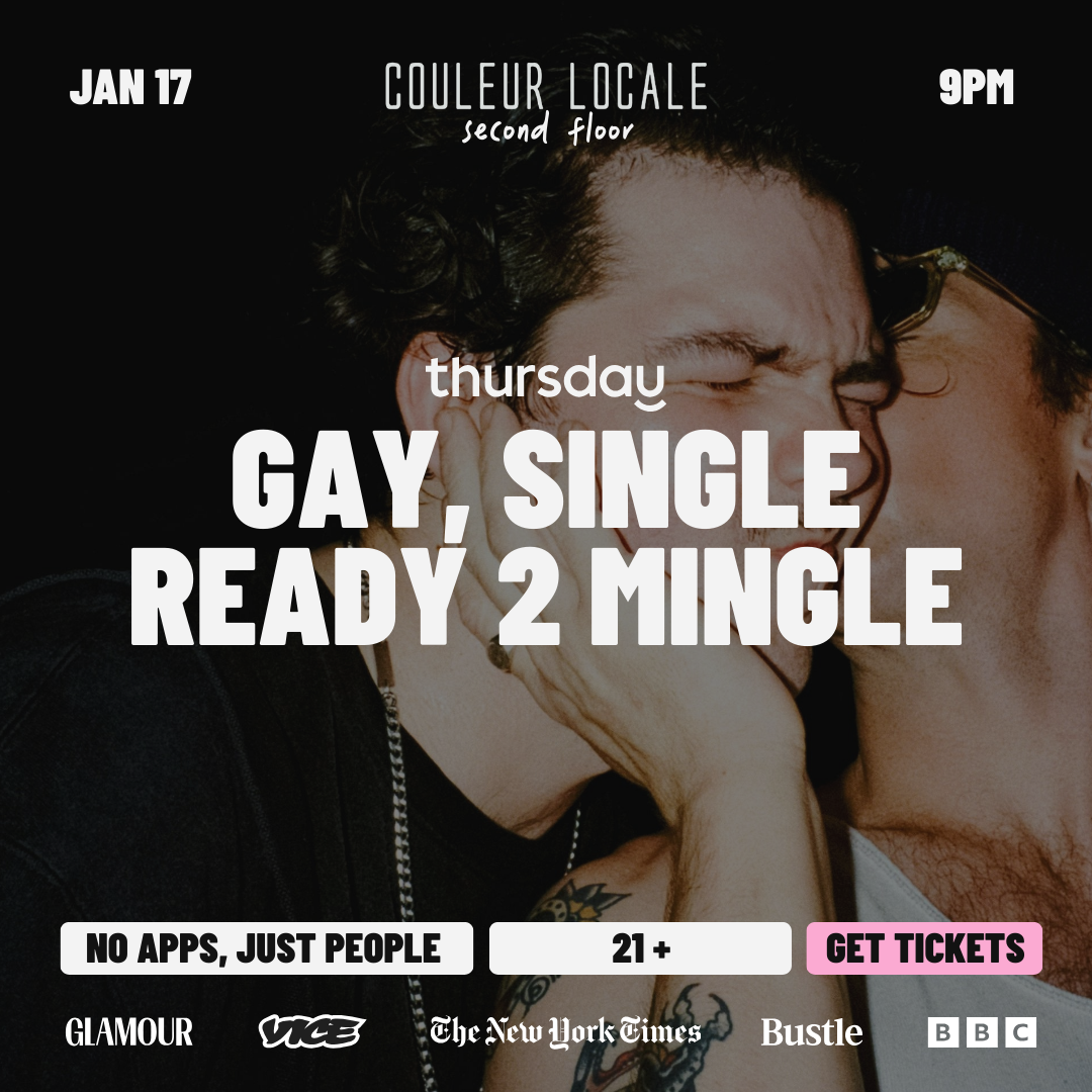Saturday | Gay, Single, Ready 2 Mingle | Athens | 21+