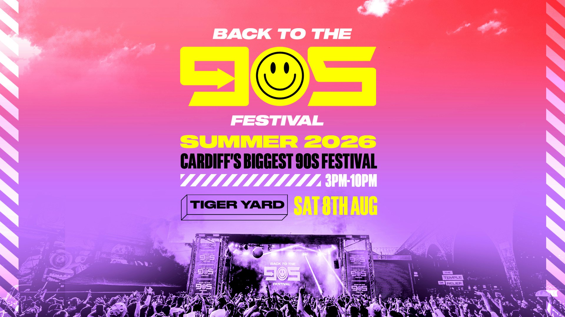 Summer 90s Dance Outdoor Daytime Festival Cardiff [PRE-SALE DISCOUNTED TICKETS ON SALE NOW!]