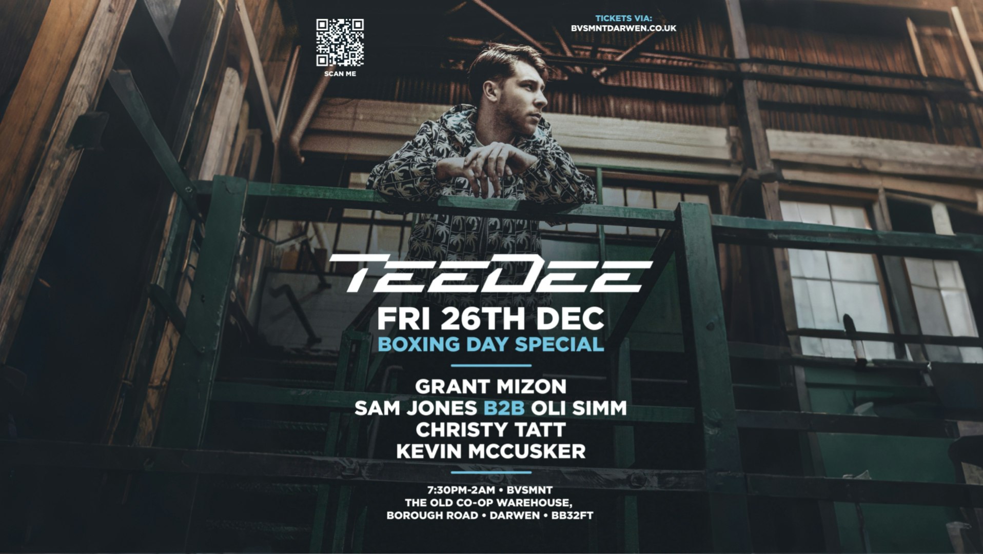 BVSMNT Presents: TeeDee – Boxing Day Special