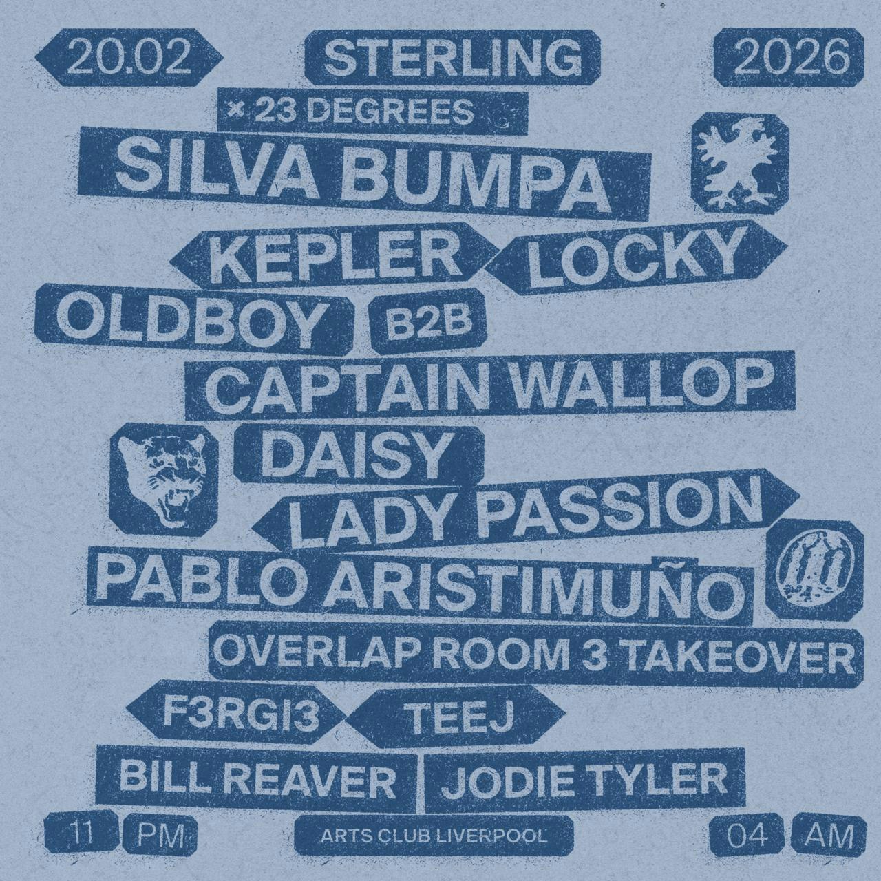 23 Degrees x STERLING: Silva Bumpa, Kepler, Locky + More