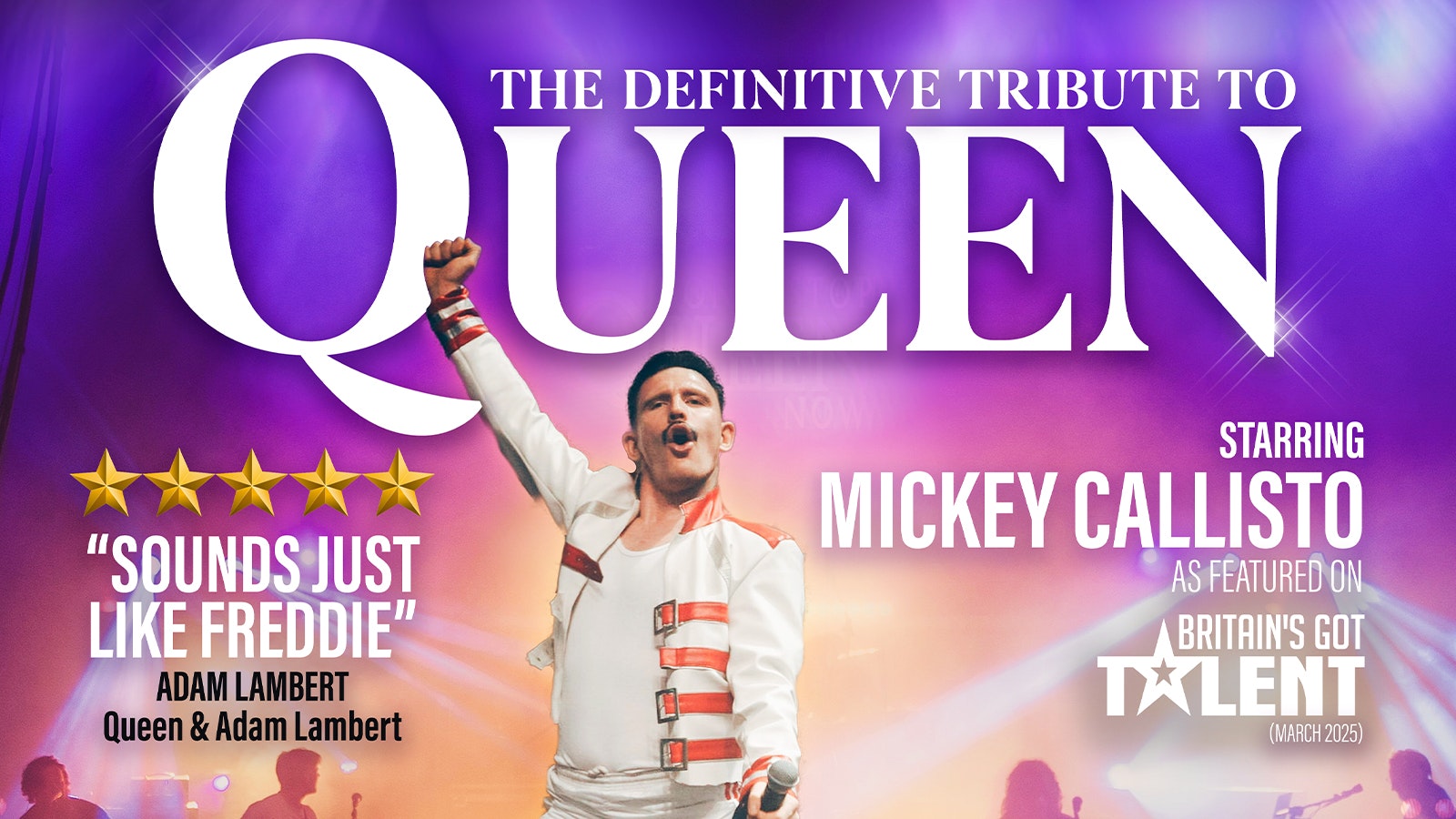 👑 QUEEN’S GREATEST HITS – starring Mickey Callisto in Don’t Stop QUEEN Now ⭐️⭐️⭐️⭐️⭐️