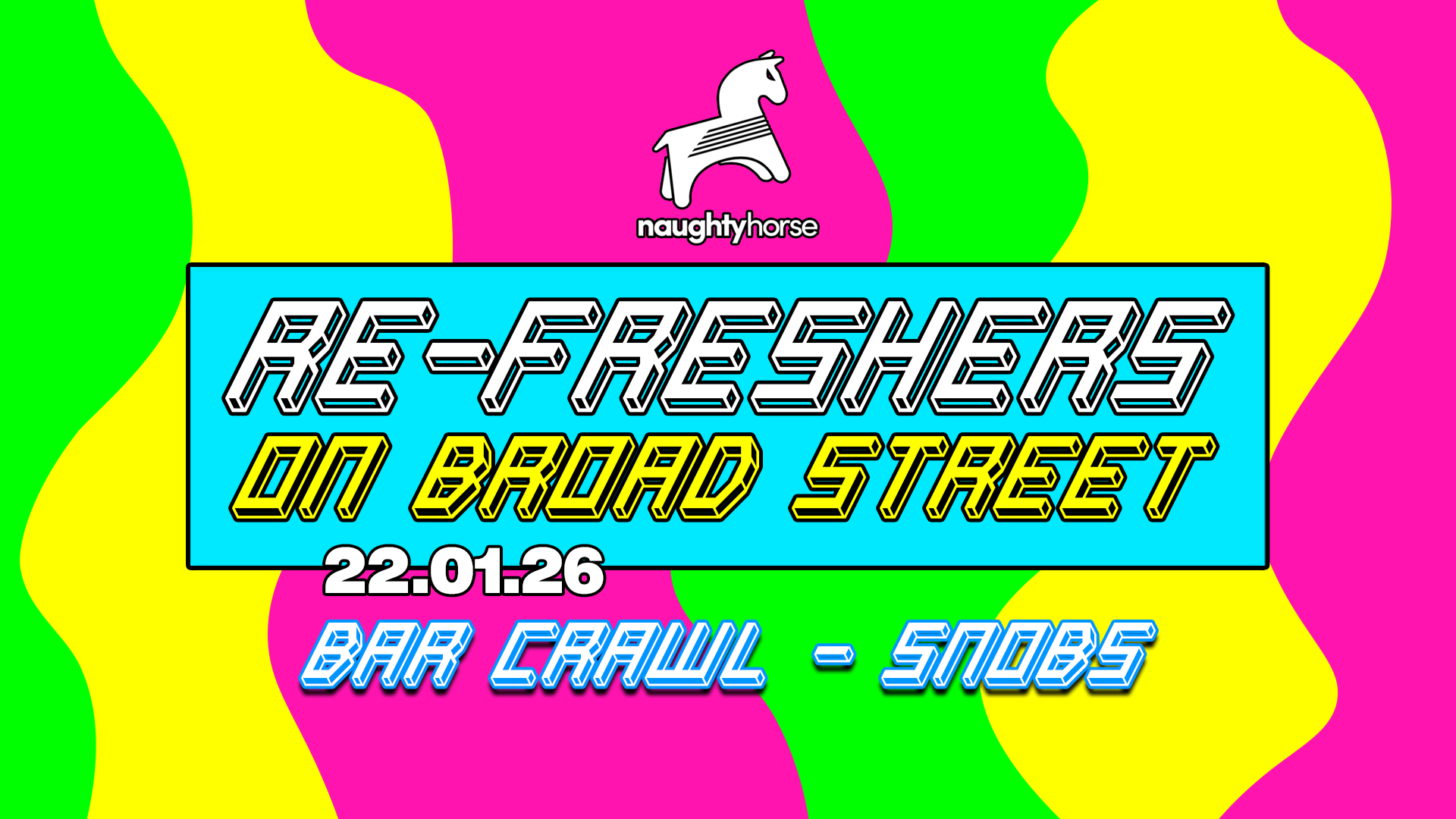 Refreshers On Broad Street – Bar Crawl -> SNOBS