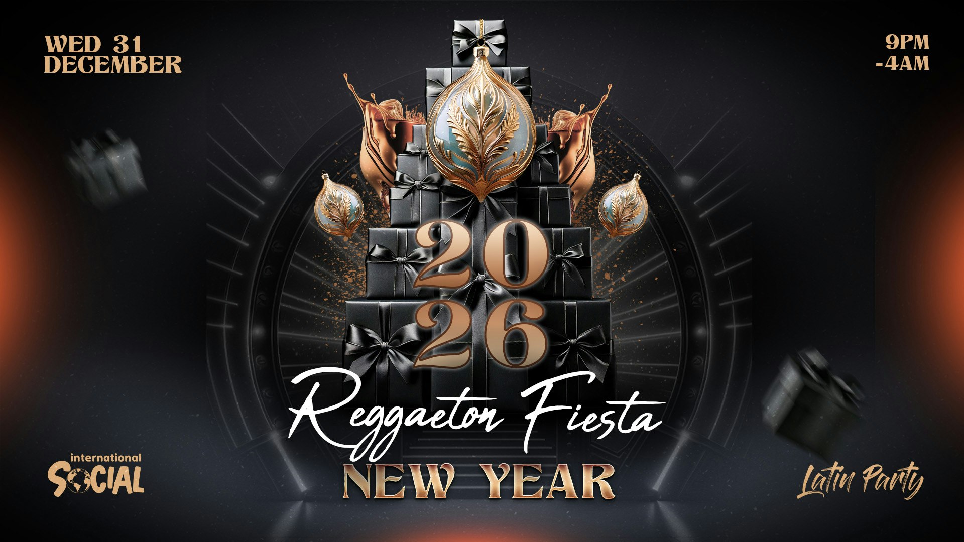 Latin Party REGGAETON New Year / Fin de Año  | MANCHESTER