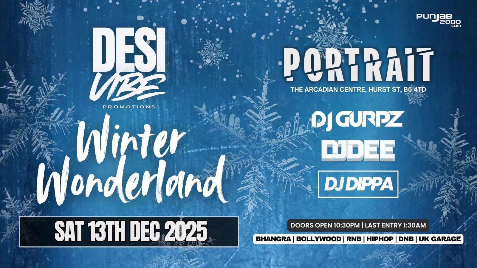 DESI VIBE - DJ DEE, DJ GURPZ & DJ DIPPA LIVE at Portrait Birmingham ...