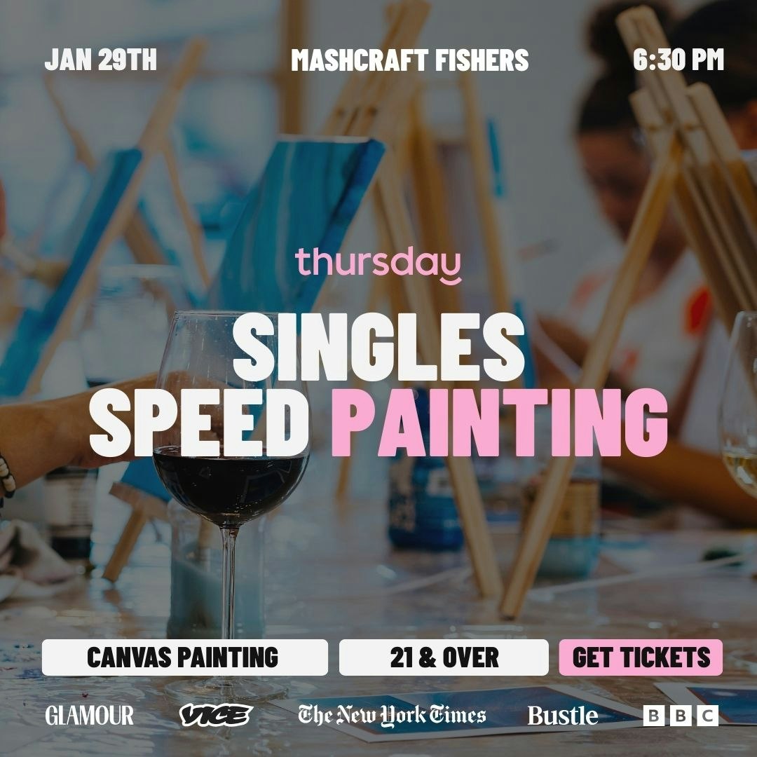 Thursday | Singles Speed Painting | Wine and Canvas