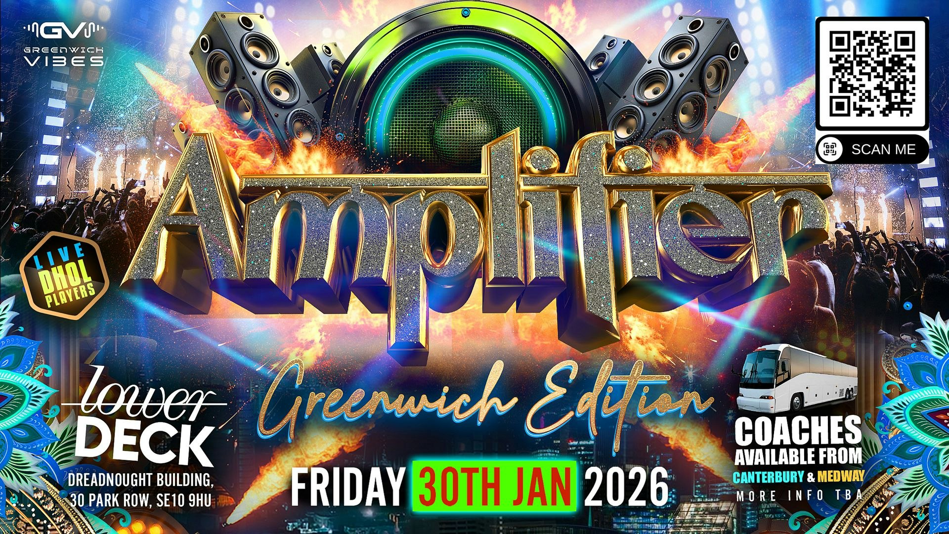 🚀 AMPLIFIER : CANTERBURY TO GREENWICH EDITION 🎊 @ Lower Deck
