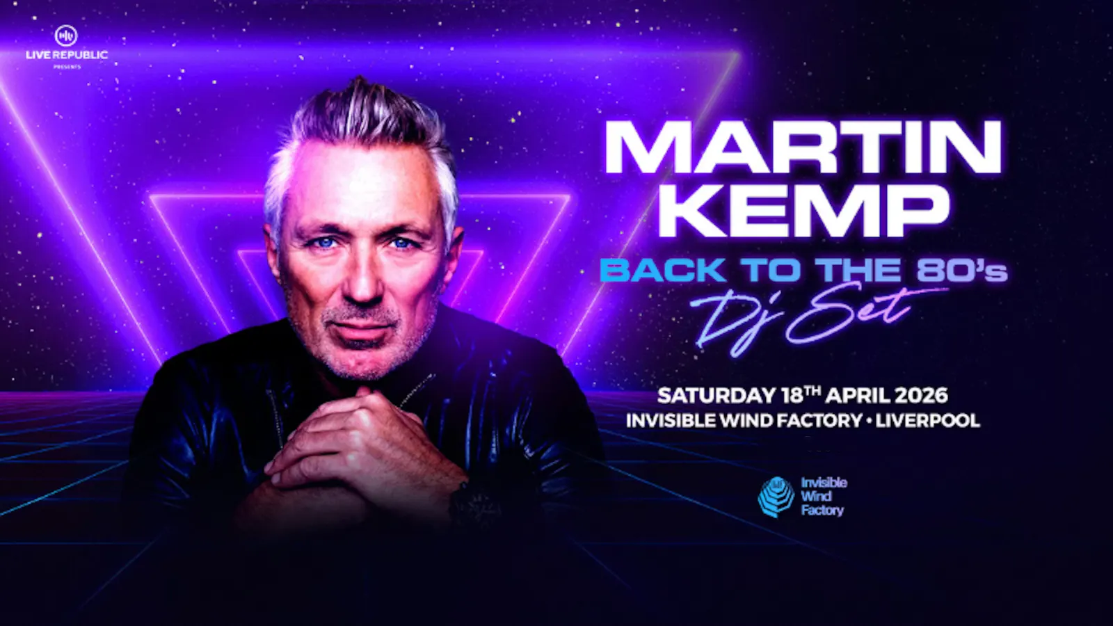 Martin Kemp Invisible Wind Factory Liverpool | Invisible Wind Factory