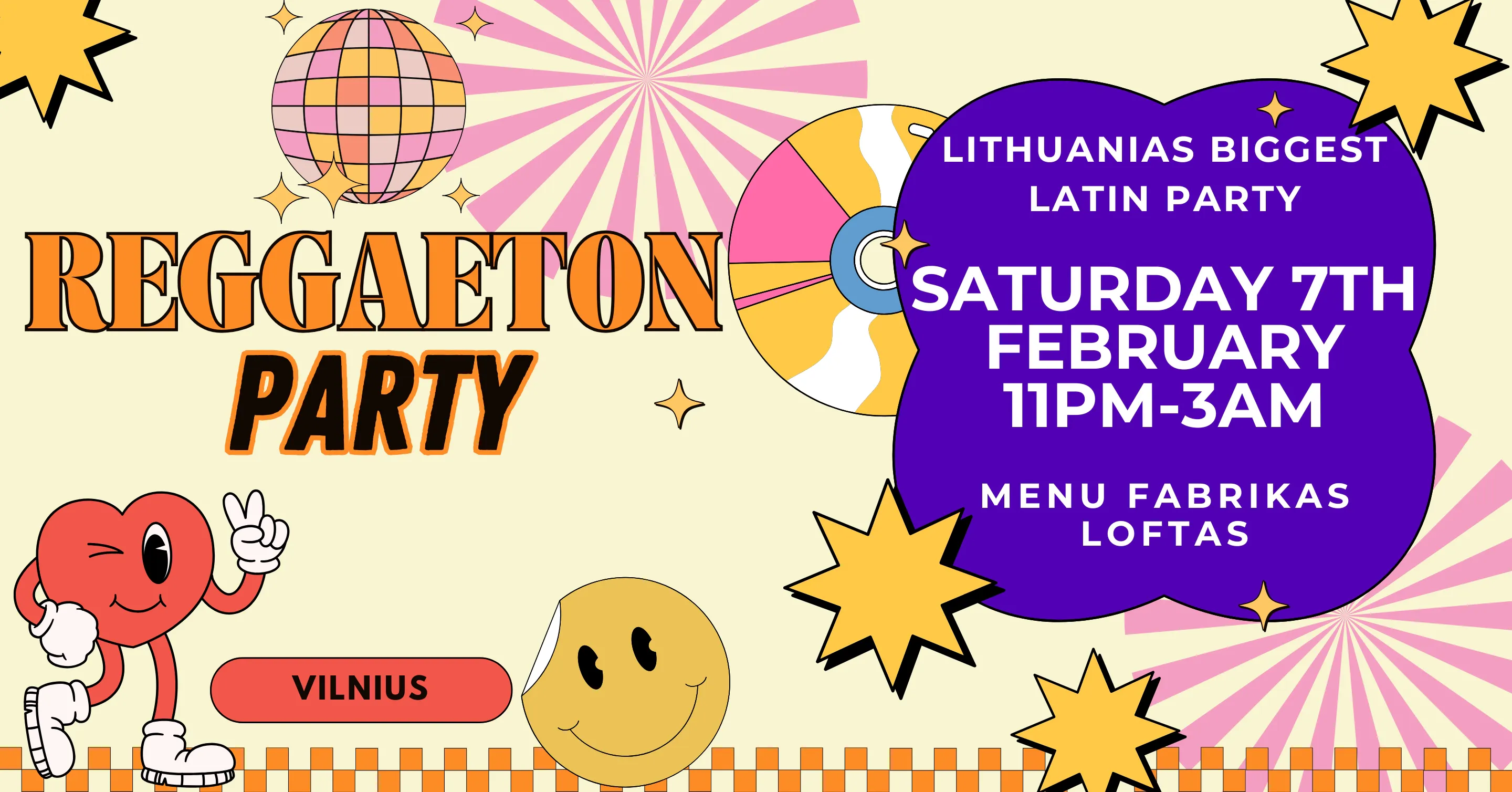 Reggaeton Party (Lithuania) February 2026 at Menu fabrikas Loftas ...