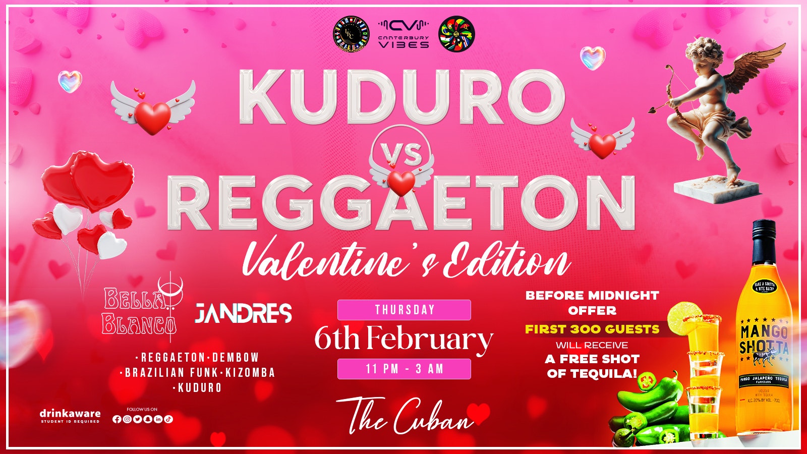 Kuduro VS Reggaeton – Valentine’s Edition