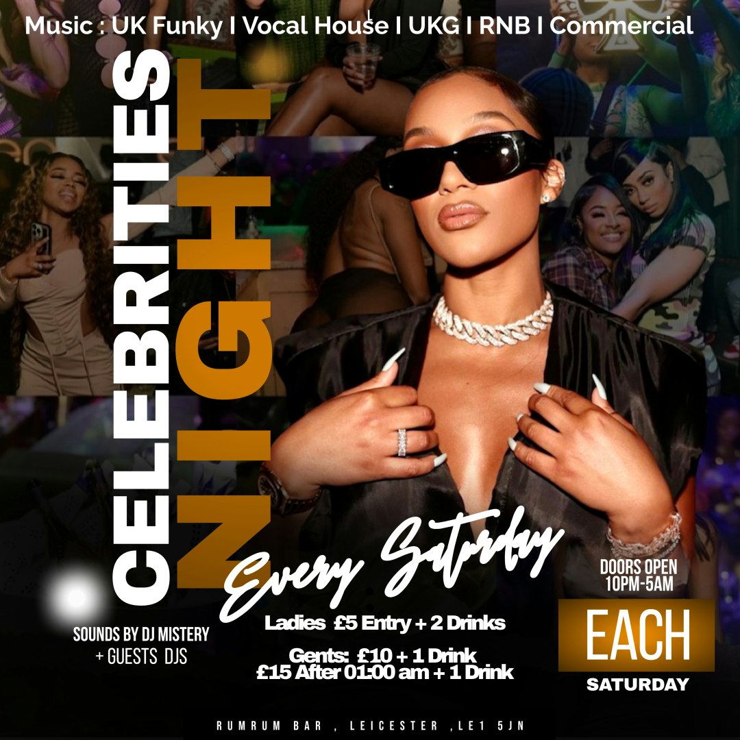 Celebrities Night at RumRum from 6pm ,come and check our amazing cocktails and drinks offers!