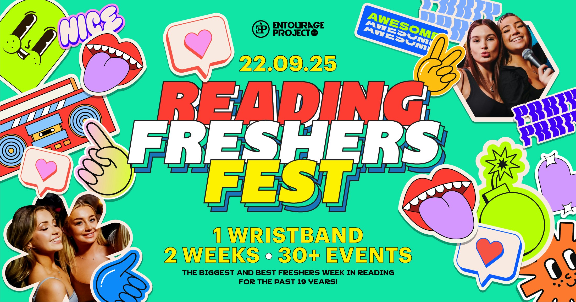 Reading Freshers Fest 25/26 – SIGN UP NOW 🎪