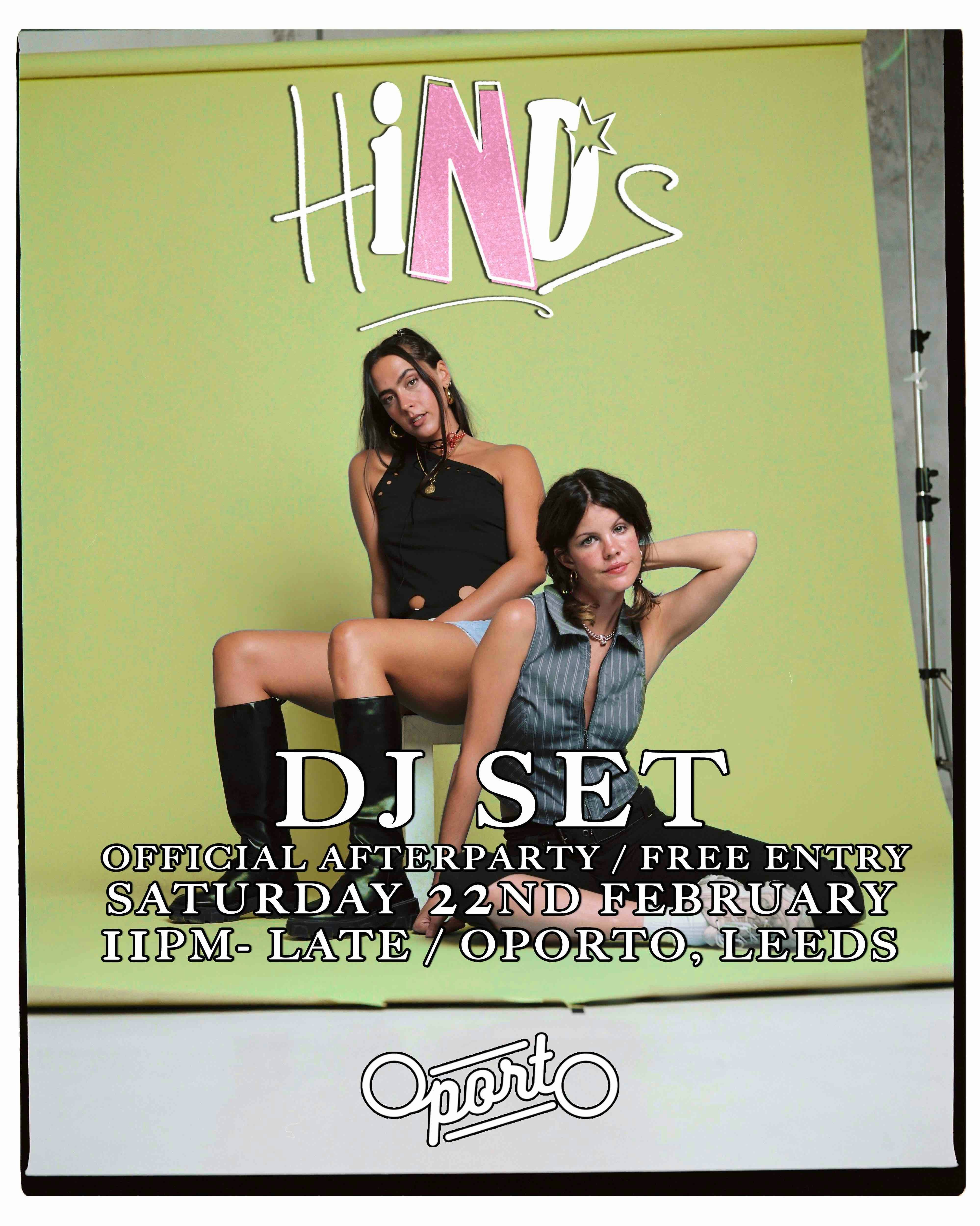 Hinds DJs (Official After Party!)