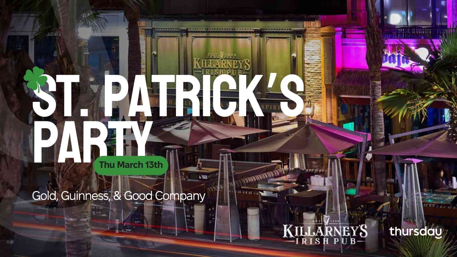 Thursday | Killarney’s Irish Pub | Orange County