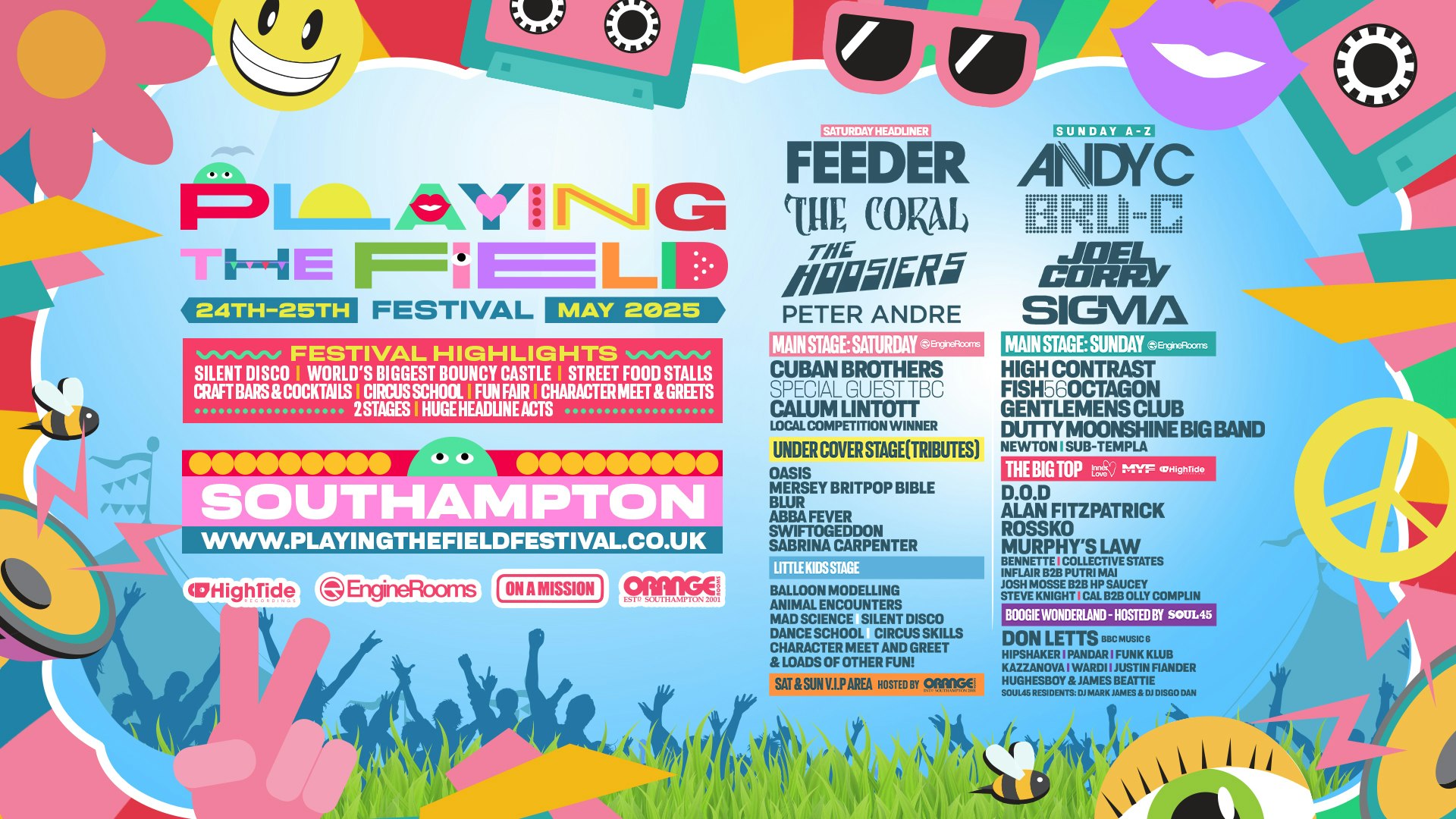 🚨 PLAYING THE FIELD FESTIVAL SOUTHAMPTON 2025  🎶🔥