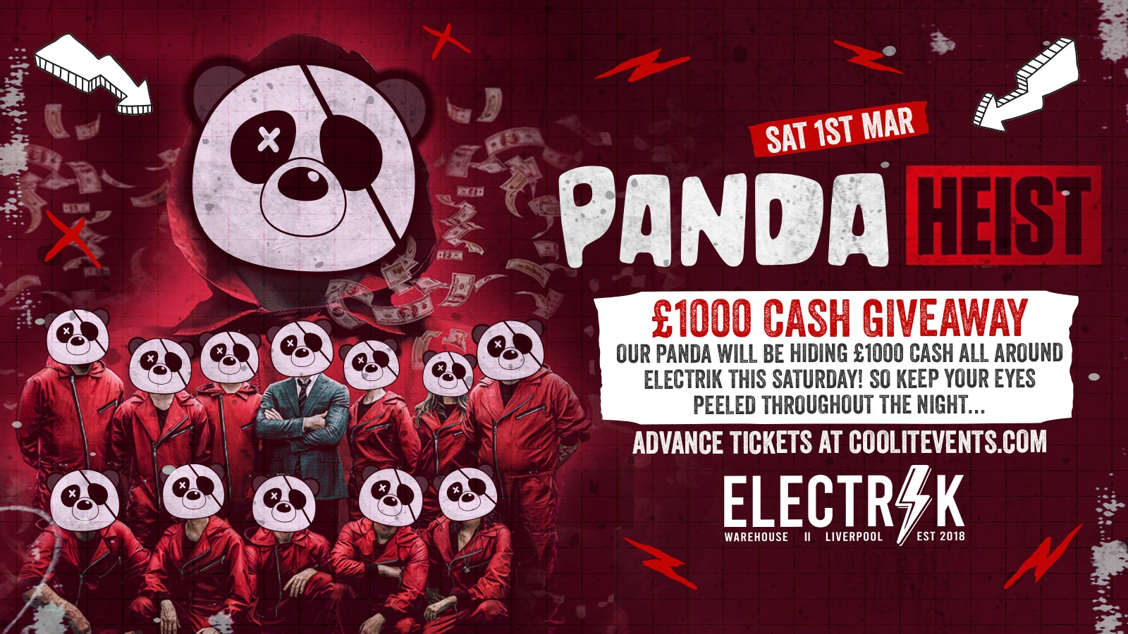 Pandamonium Saturdays : £1000 Giveaway – Money Heist 🐼💰