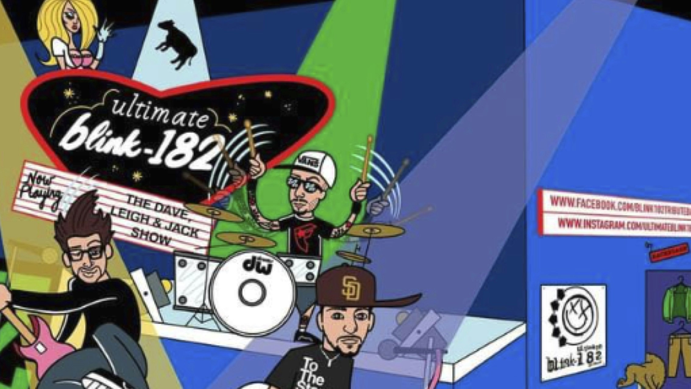 Blink 182 Night – starring ULTIMATE BLINK 182 – a night dedicated to the pop-punk legends