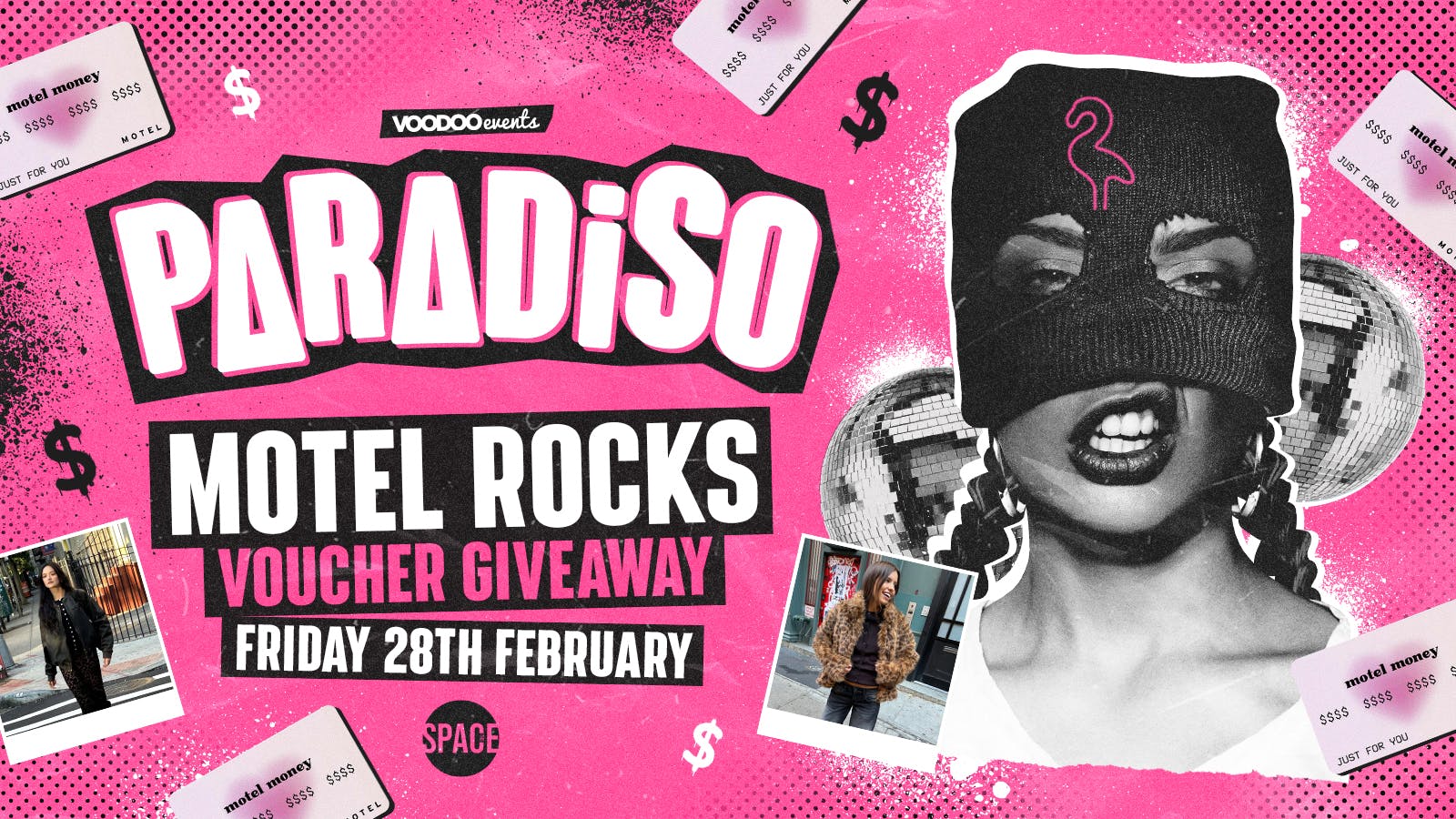 Paradiso Fridays Motel Rocks Giveaway at Space Leeds – 28th Feb