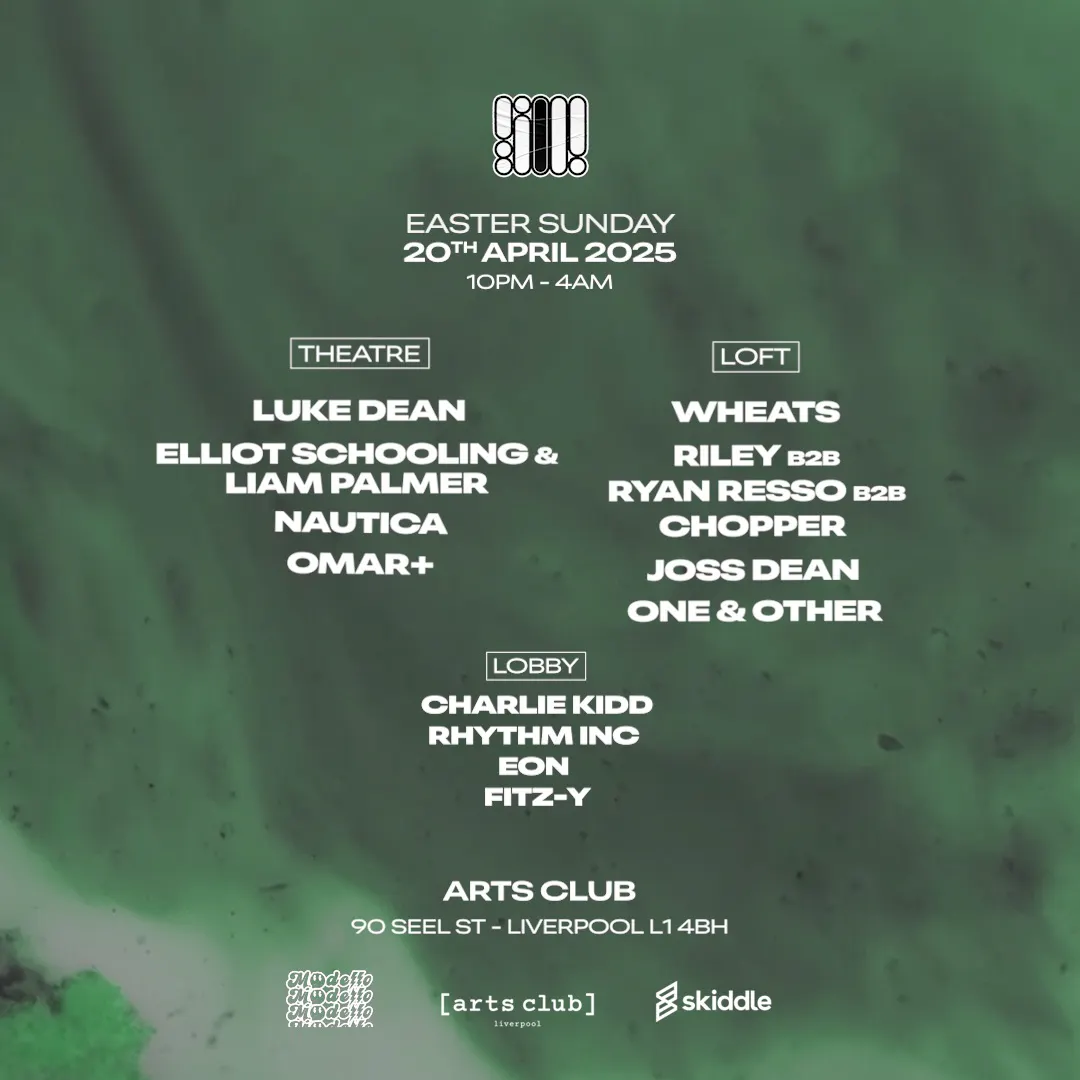 BINARY Easter Sunday at Arts Club, Liverpool on 20th Apr | Fatsoma