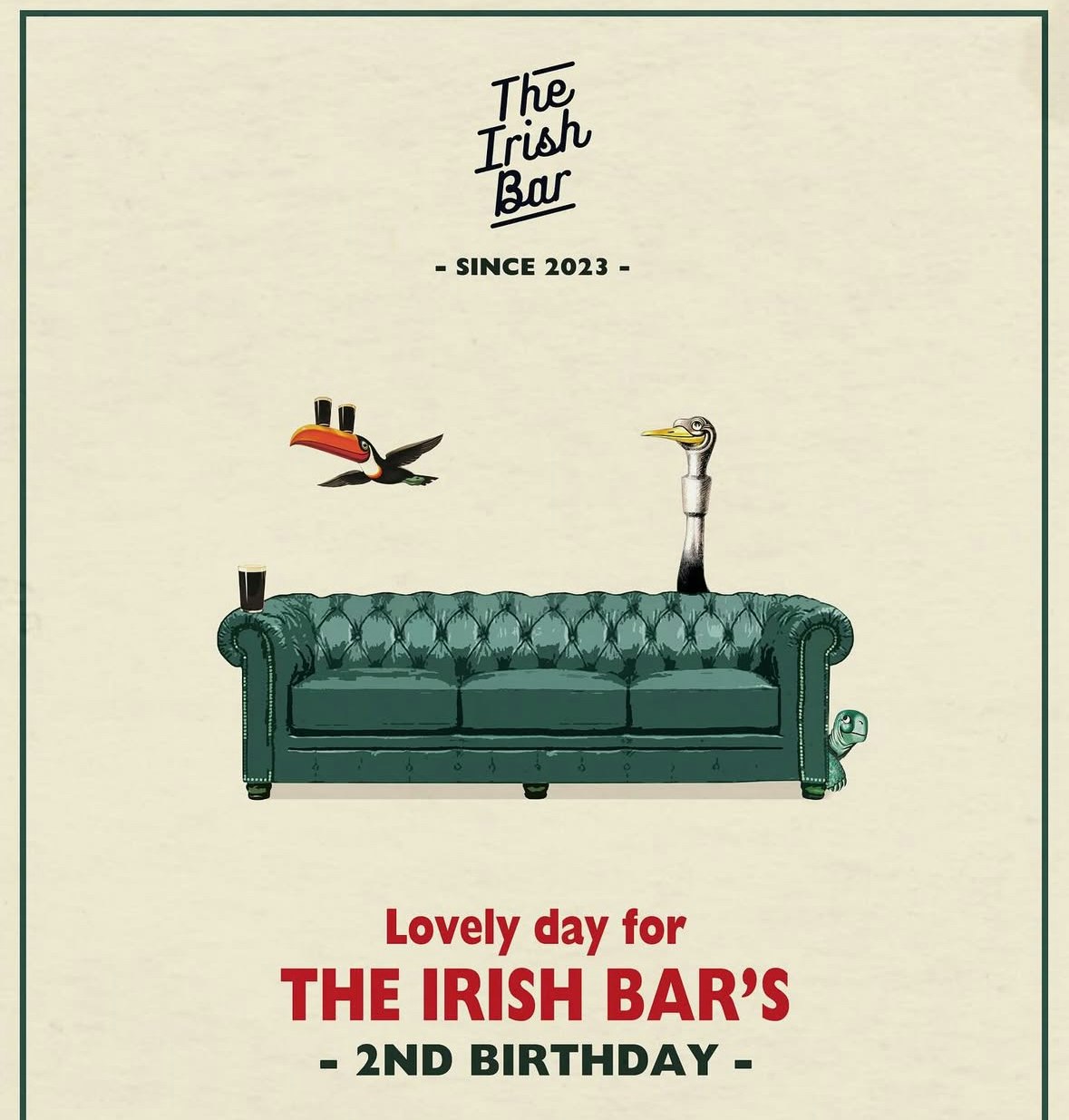 The Irish Bar’s 2nd Birthday Party!