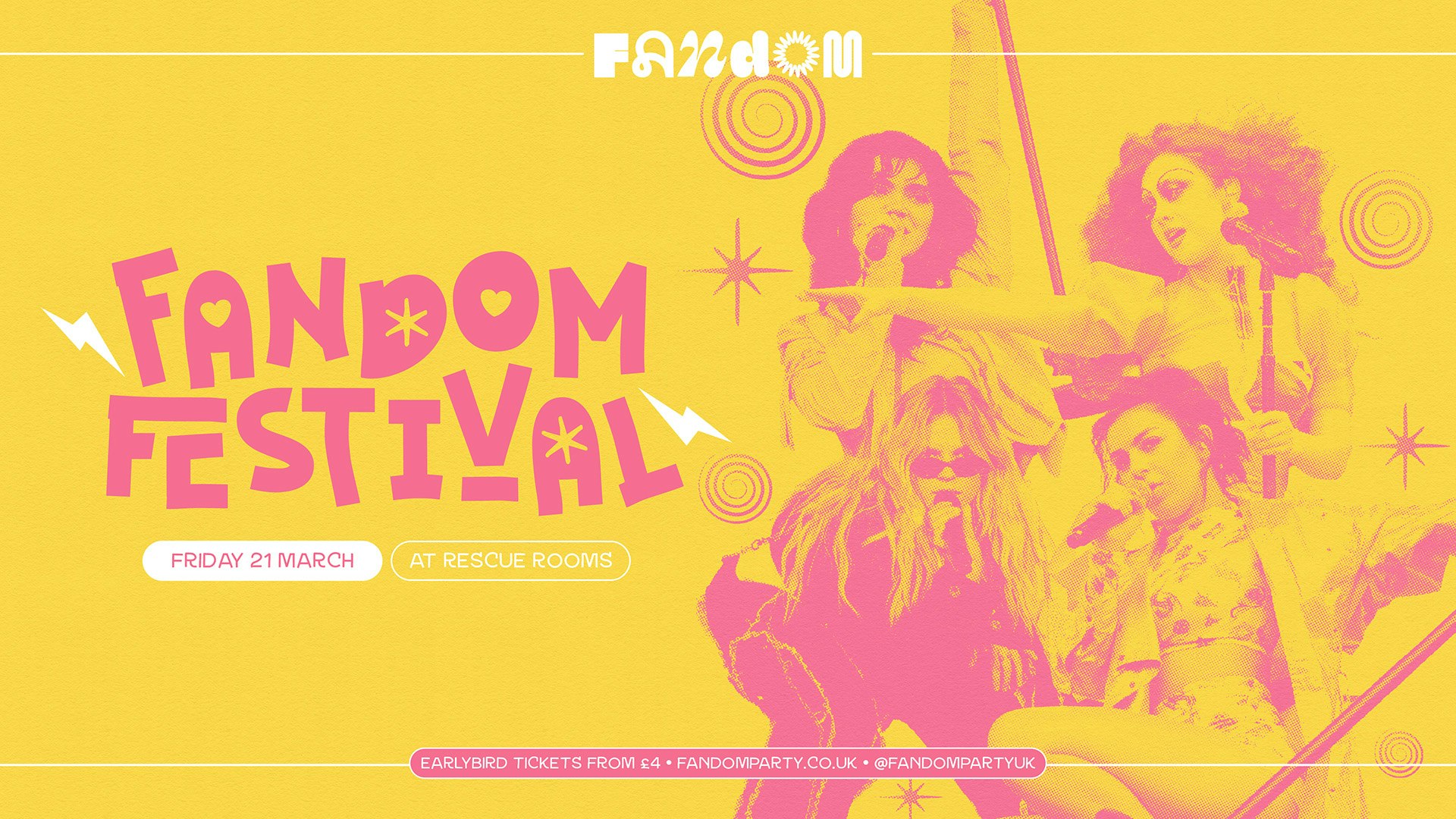 Fandom Festival 🌼 Fandom @ Rescue Rooms, Nottingham