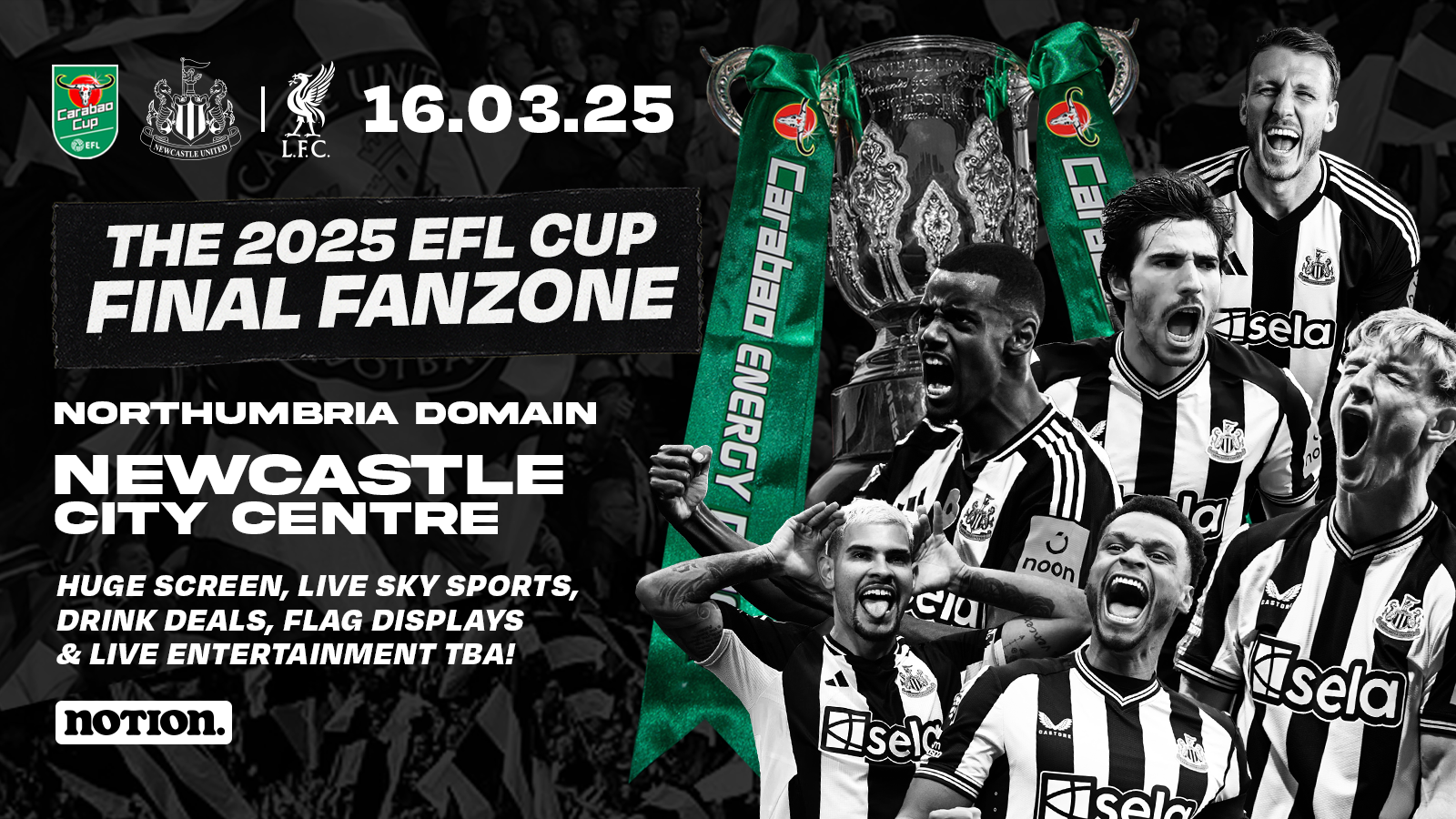 The EFL Cup Final 2025 – Newcastle United Fanzone