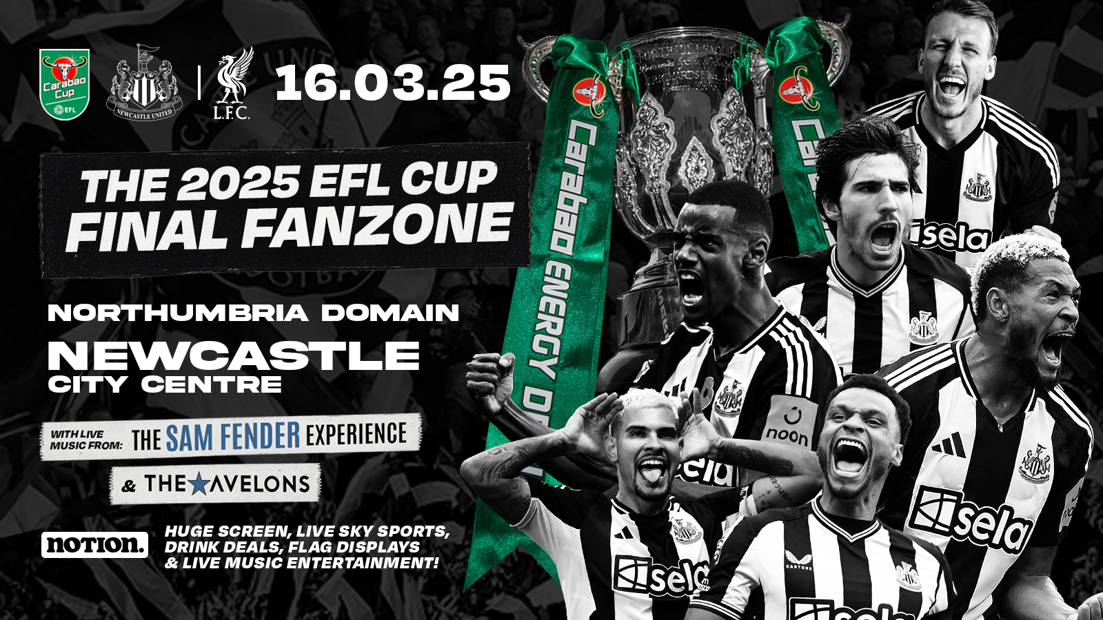 The EFL Cup Final 2025 – Newcastle United Fanzone