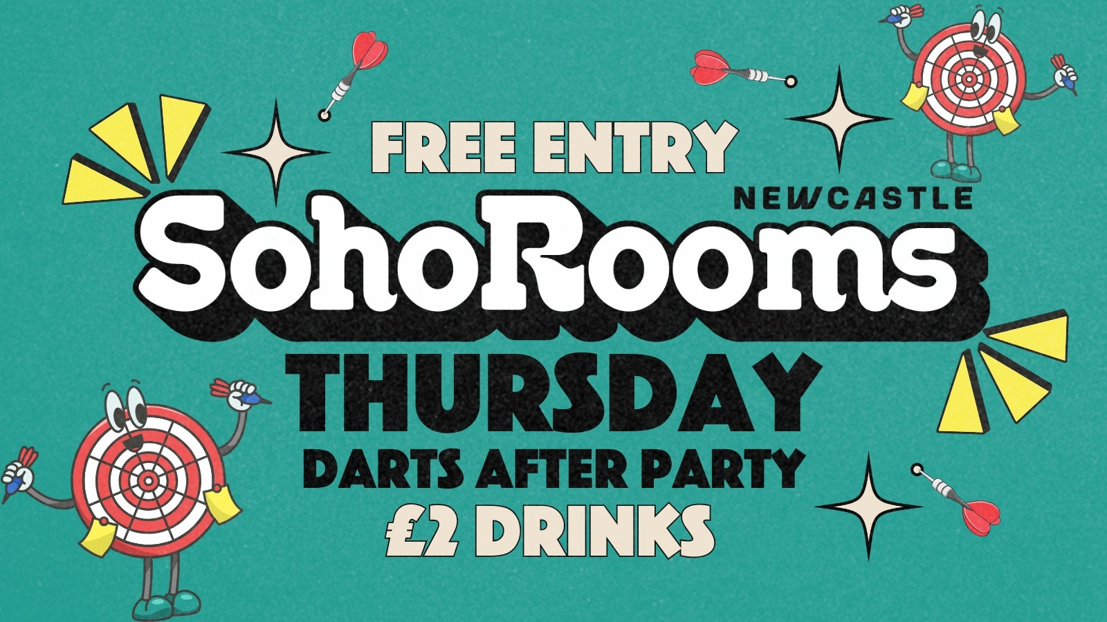Soho Thursday | Darts After Party | FREE TICKETS | £2 drinks all night