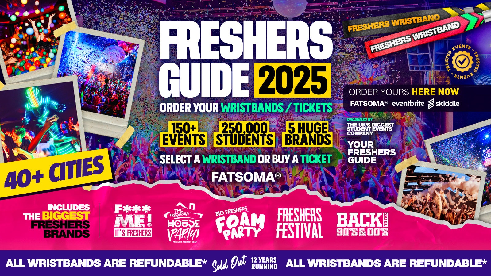 FRESHERS 2025 🎉 – Official Your Freshers Guide UK Tour Guide 🔥 – The BIGGEST & BEST Freshers Events ✅ – ⬇️ SELECT YOUR CITY BELOW ⬇️