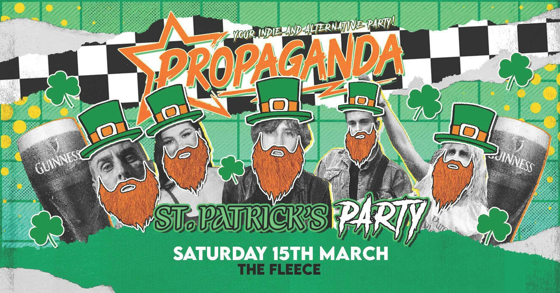 TONIGHT – Propaganda Bristol – St Patrick’s Party!