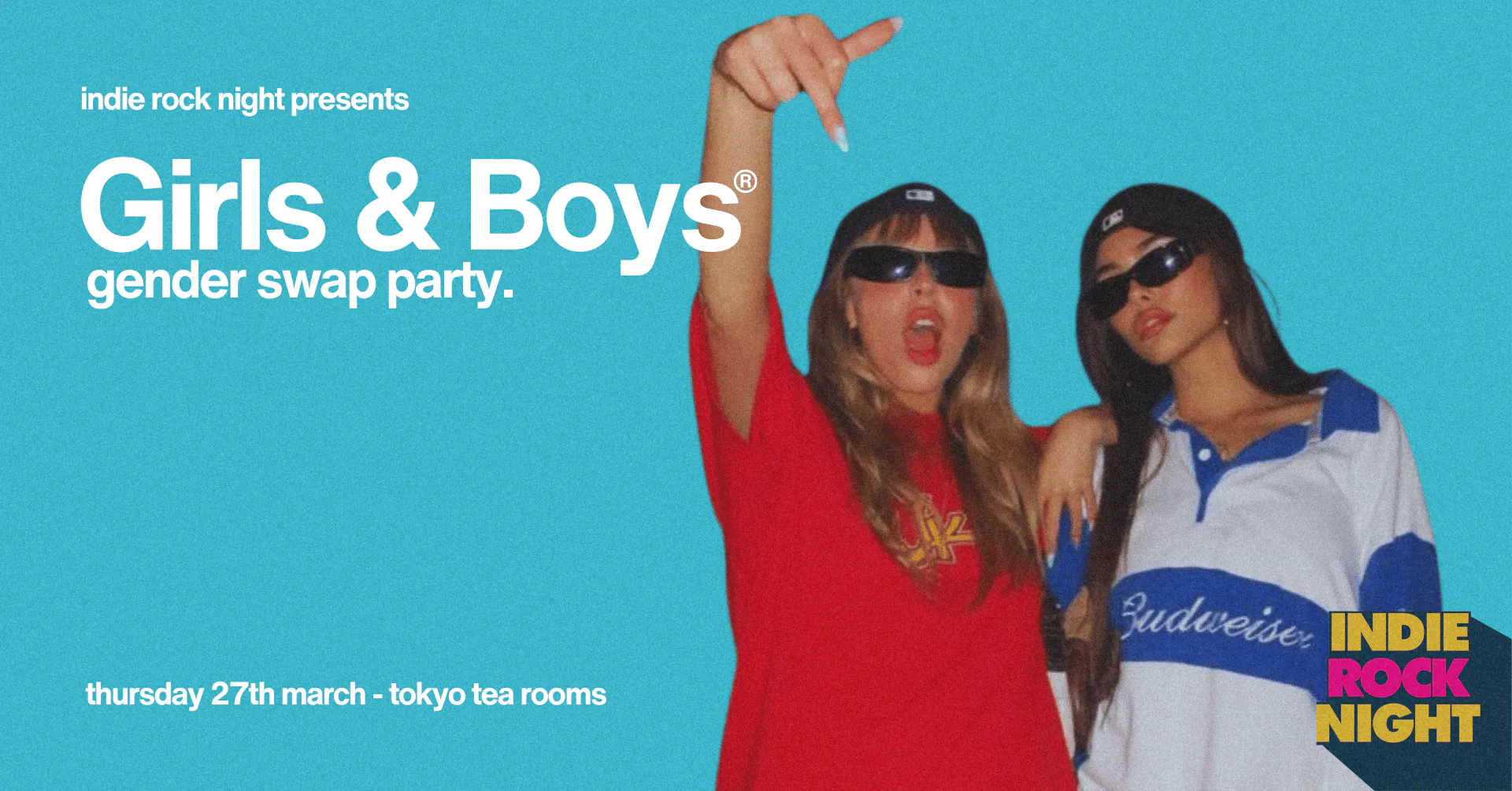 Indie Rock Night ∙ GIRLS & BOYS (gender swap party) *LAST 22 ONLINE ...