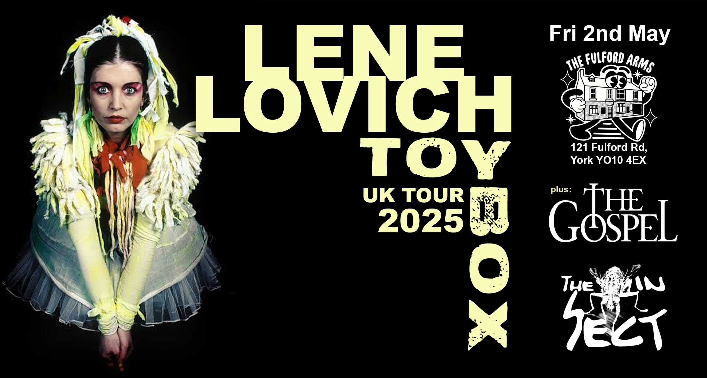 LENE LOVICH Toy Box 2025 UK Tour + The Gospel & The Insect