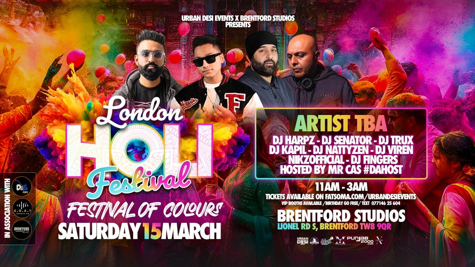 holi festival celebration london