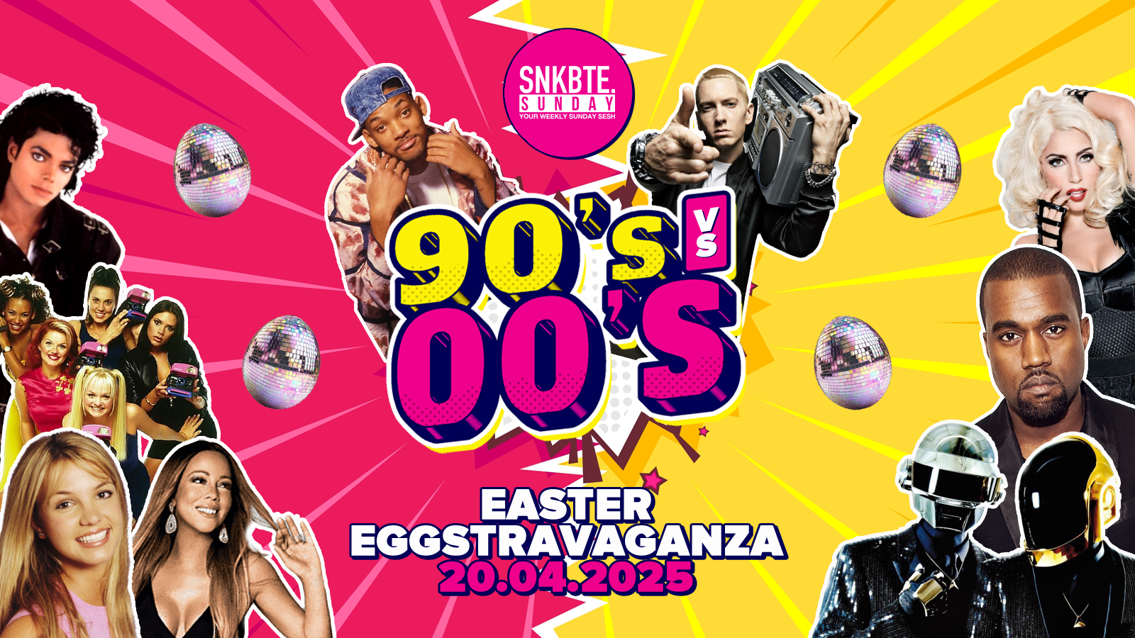 Bank Holiday Sunday @Popworld // 90’s vs 00’s Easter Eggstravaganza