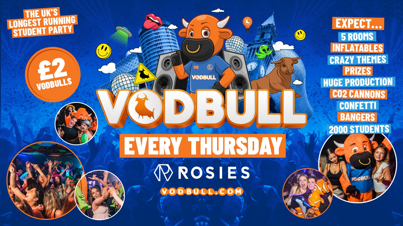 🧡 VODBULL IS BACK!! at Rosies Birmingham!! 08/05