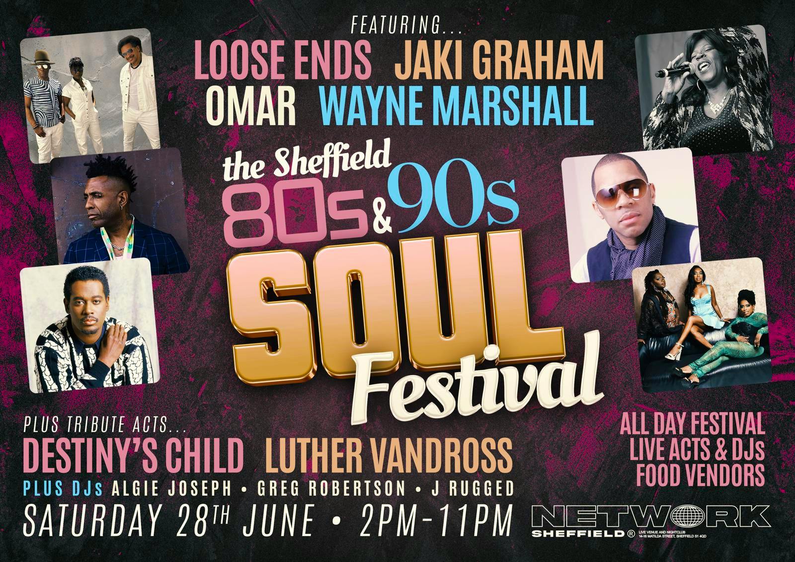 Sheffield 80’s & 90’s Soul Festival – Loose Ends & Jaki Graham (Headliners)