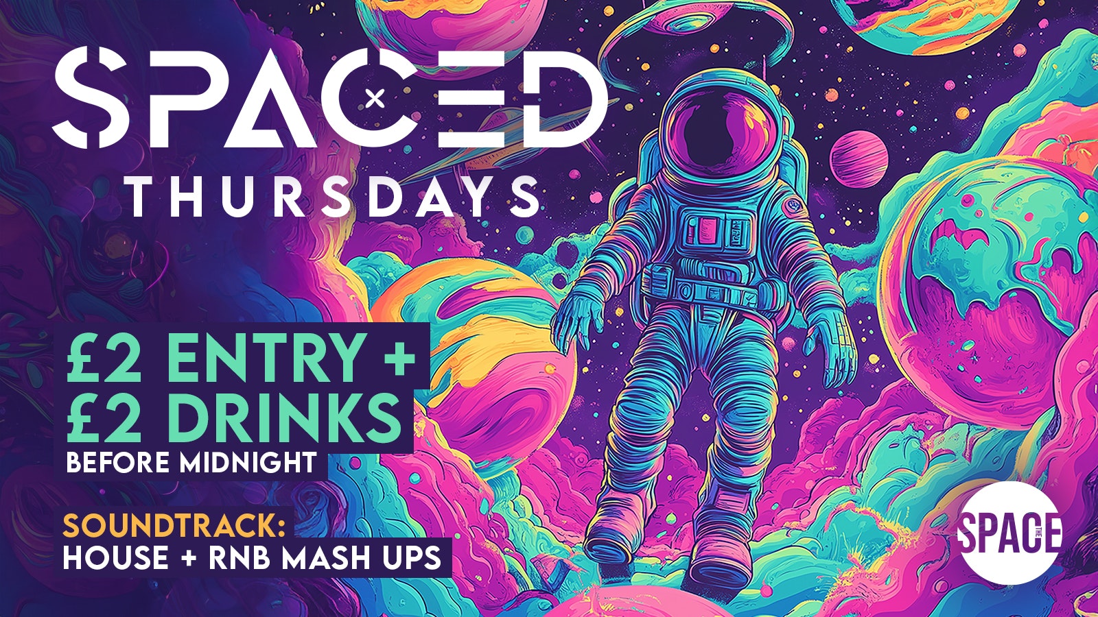 Spaced Thursdays @ Space Leeds – 8th May