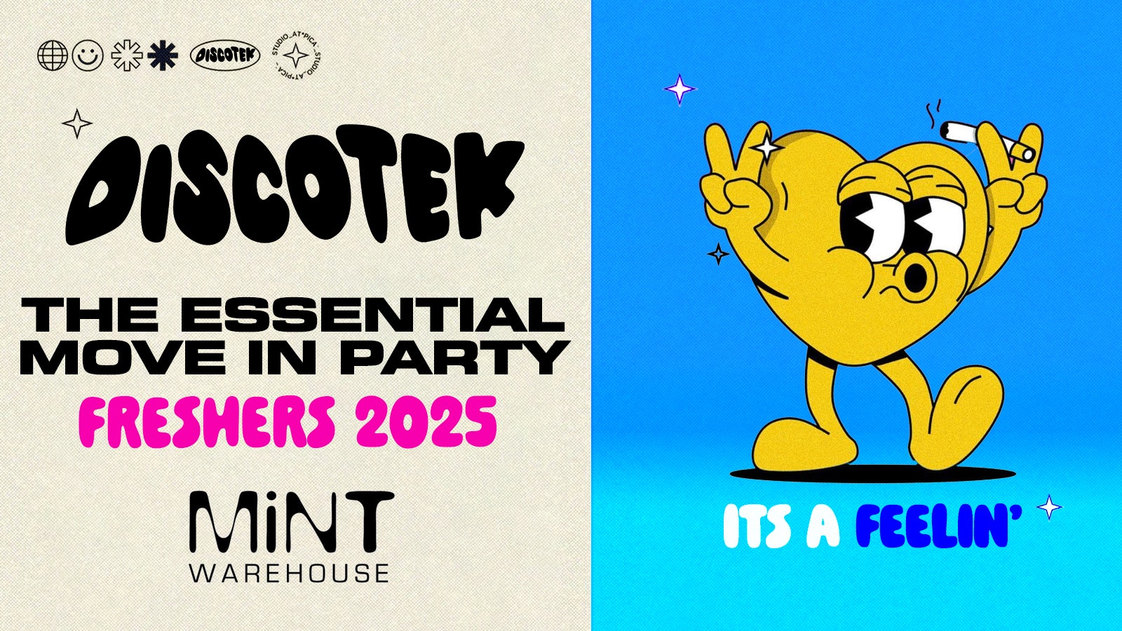 DISCOTEK LEEDS BECKETT – 🚨 FINAL 150 TICKETS! 🚨 The Essential Freshers Move In Party 🧃