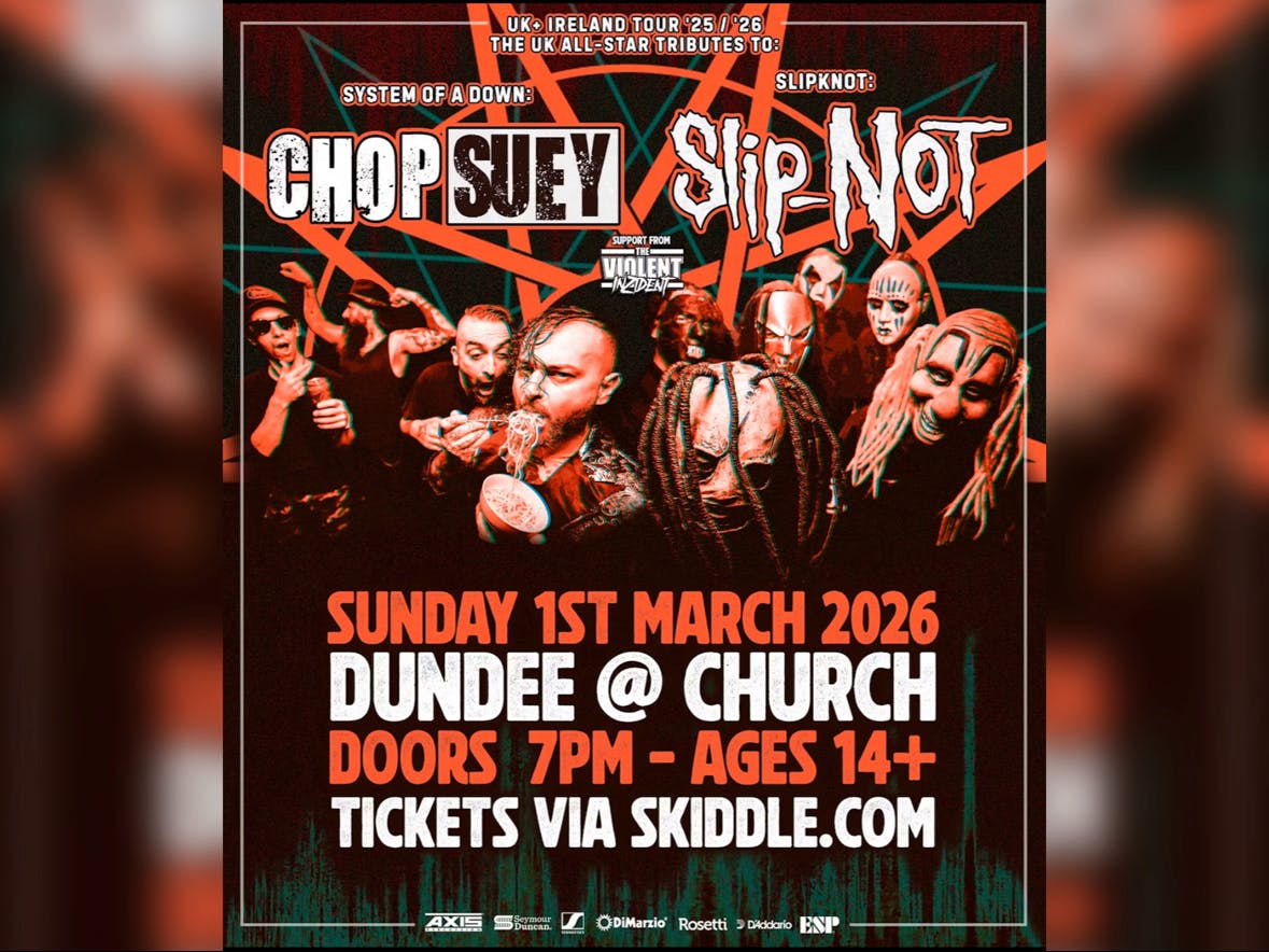 CHOP SUEY + SLIP-NOT! Ultimate Metal tributes UK tour Live