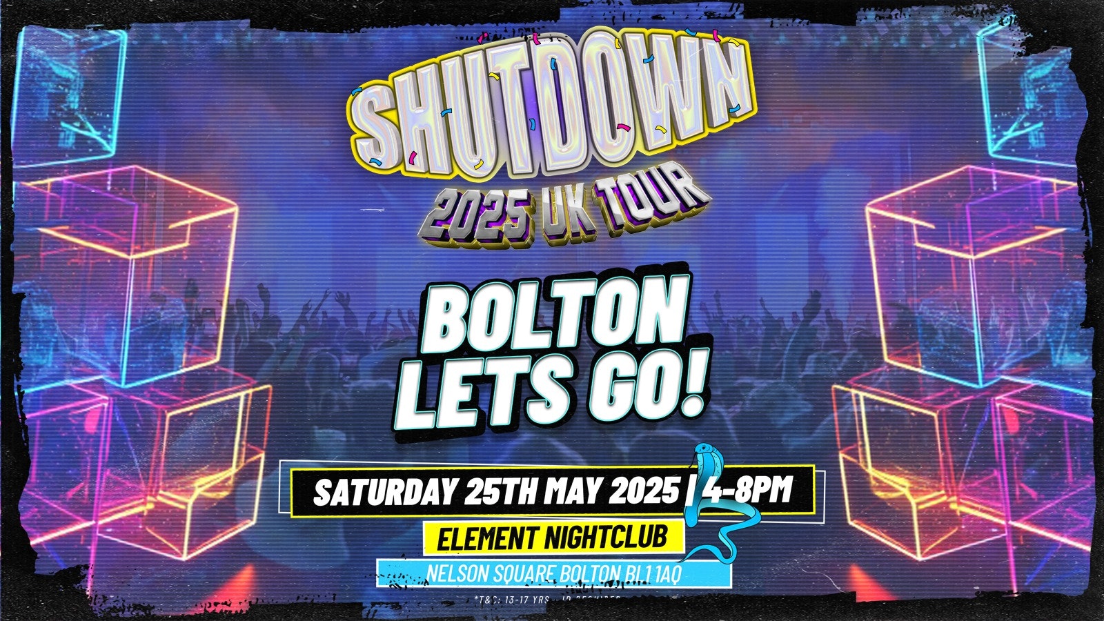 Shutdown UK Tour – Bolton – 25th May