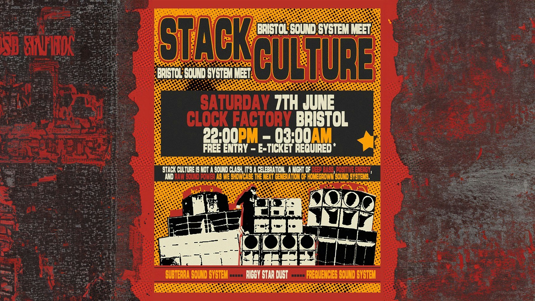 Bristol Stack Culture: Sound System Meet [Subterra x Riggy Stardust x Frequencies]